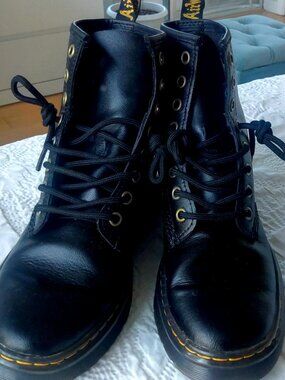 Doc Martens black boots sz 6 women $35